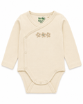 Long Sleeve Kimono Bodysuit – Soft Baby Wrap Onesie for Newborns & Preemies