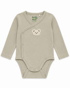Long Sleeve Kimono Bodysuit – Soft Baby Wrap Onesie for Newborns & Preemies