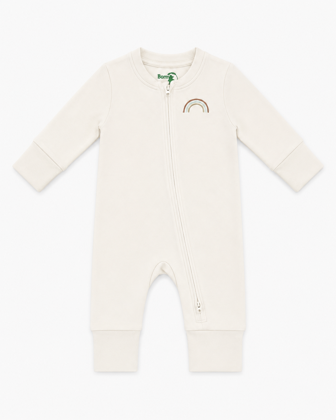 Convertible Sleepsuit with Reversible Mittens, Booties & Two-Way Zipper