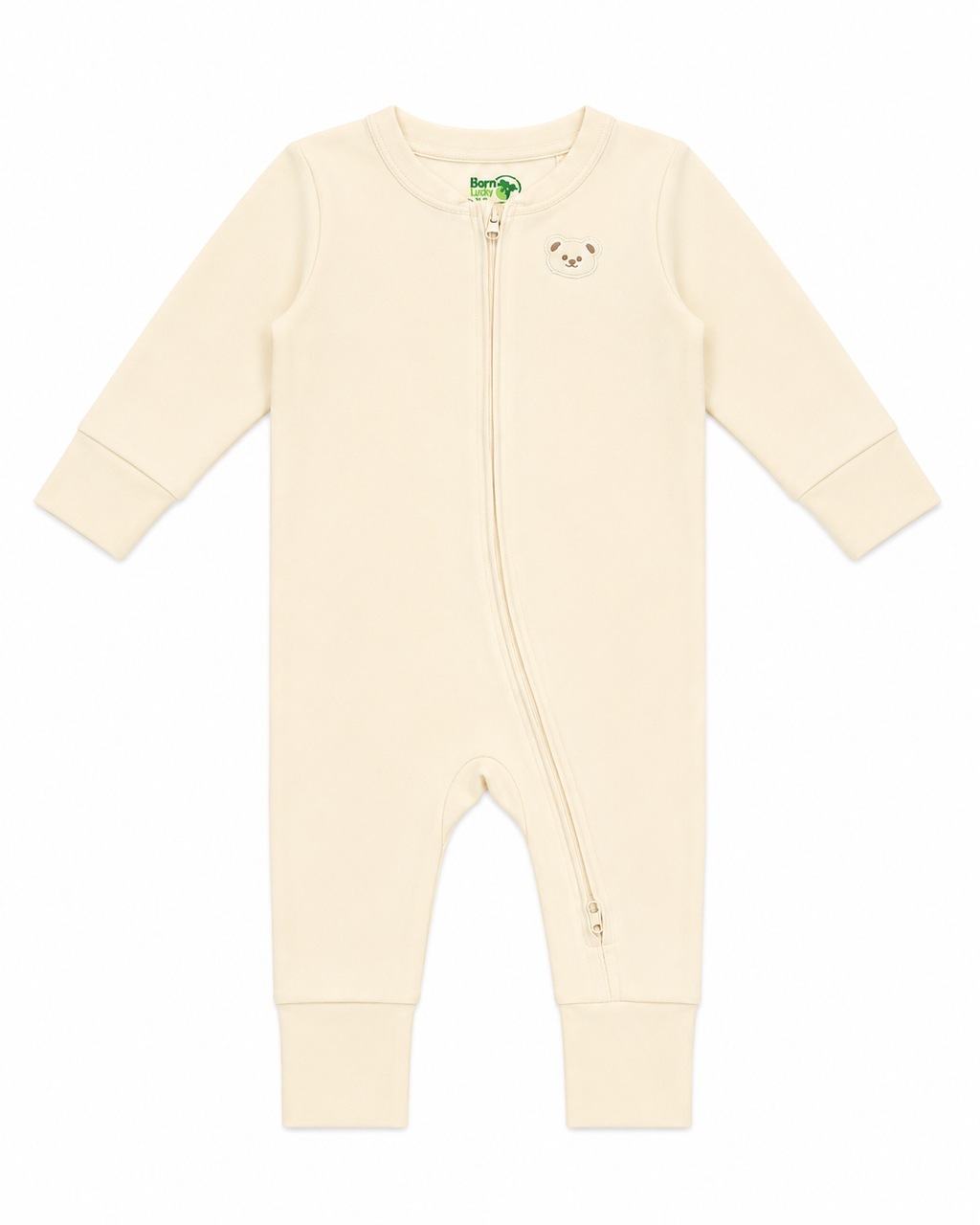 Convertible Sleepsuit with Reversible Mittens, Booties & Two-Way Zipper