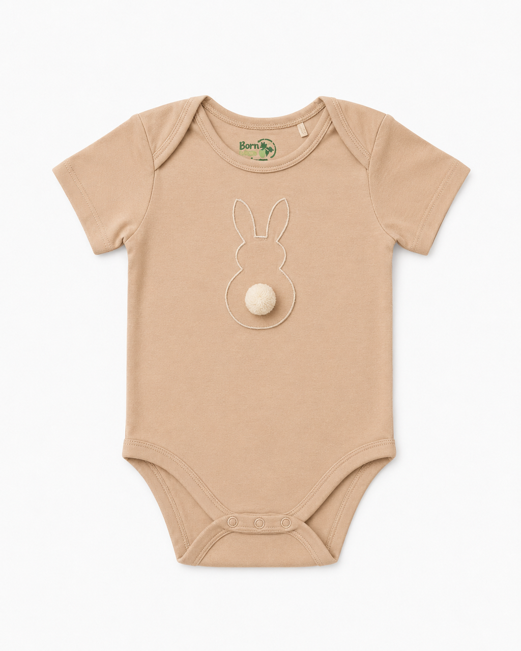 Bunny Tail Embroidered Bamboo Bodysuit