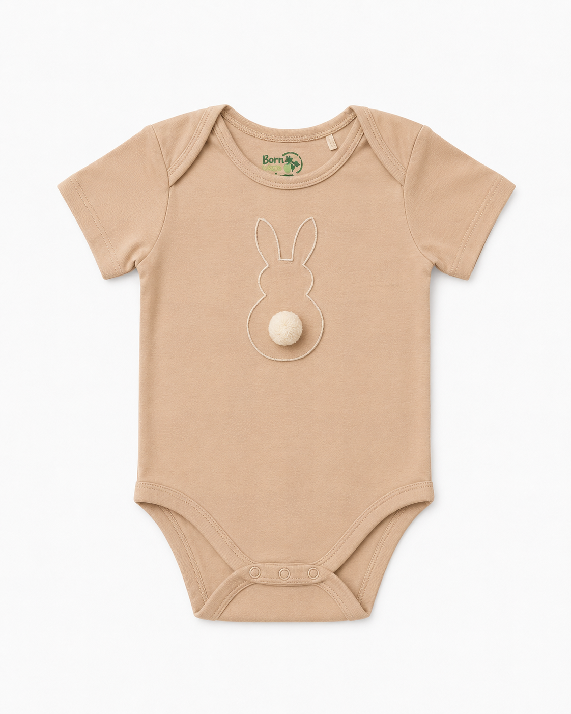 Bunny Tail Embroidered Bamboo Bodysuit