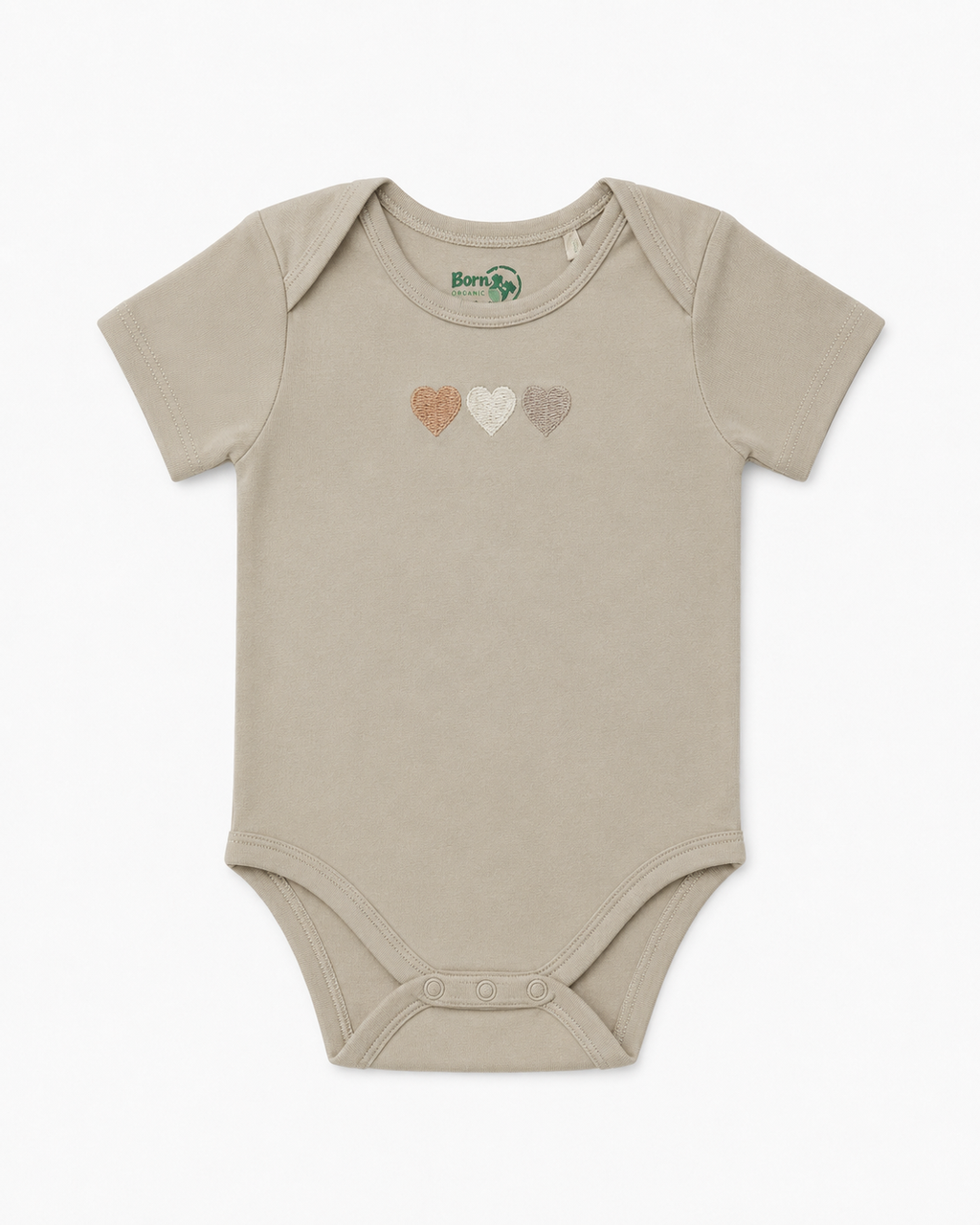 Heart Embroidered Bodysuit