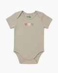 Heart Embroidered Bodysuit
