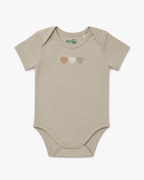 Heart Embroidered Bodysuit